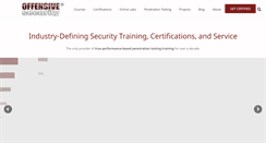 Desktop Screenshot of offensive-security.com